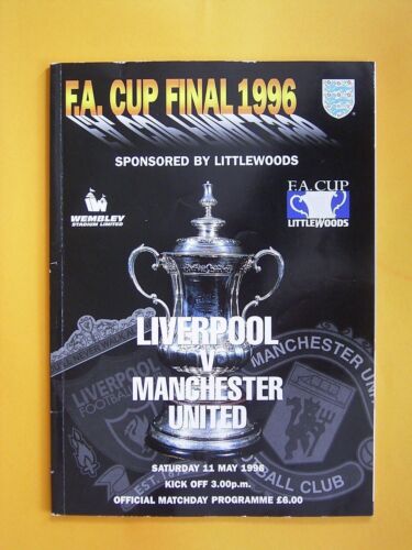 FA Cup Final - Liverpool v Manchester United - 11th May 1996 - Picture 1 of 2