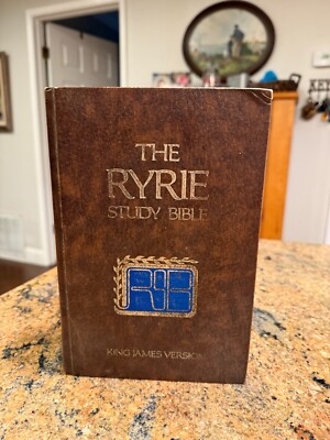 The Ryrie Study Bible King James Version 1978 Red Letter Hardcover ...