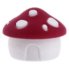 Cabilock Single Ring Jewelry Box Mushroom Shape Jewelry Box Rings Storage Cas...