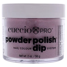 Cuccio Pro Powder Polish Nail Colour Dip System Pink with Silver Glitter 1.6 oz