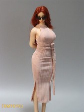 1/6 Female Elastic Hip hugging Dress Suit Fit 12'' TBL JIAOU Action Figure