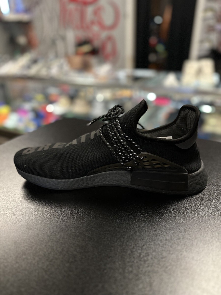 adidas NMD Hu Pharrell Human Race Triple Black Pack Men's Size 13