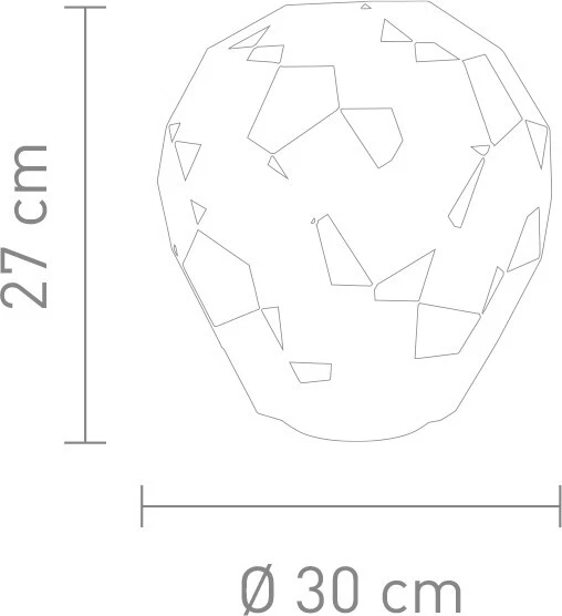 Tischlampe LED Tischleuchte Nachttischlampe dimmbar weiß Metall geometrisch  - Bild 4 von 4