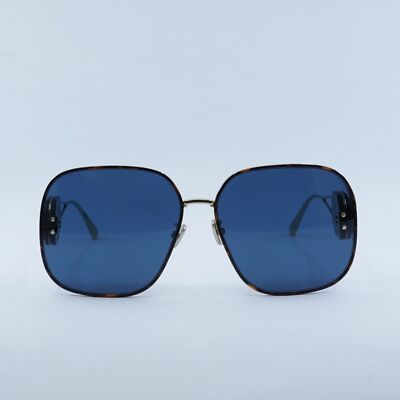 NEW DIOR DIORBOBBY S1U B5B0 GOLD HAVANA /BLUE SUNGLASSES NEW DIOR DIORBOBBY S1U B5B0 Gold Havana/Blue Authentic Women  main image 2