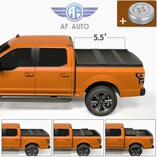 Hard 3-fold Tonneau Cover 5.5ft Bed For 2007-2021 Toyota Tundra Crew Max