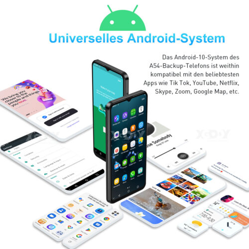 XGODY Neu Smartphone Android 6,5" Handy Ohne Vertrag DE Dual SIM 4Core Phablet - Bild 4 von 15