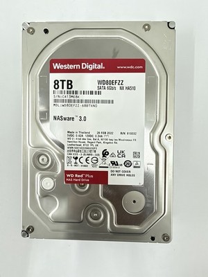 8TB Western Digital WD Red Plus 8 TB 3.5'' SATA III Drive WD80EFZZ