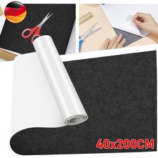 Klebefilz Selbstklebend 40cm Breit 200cm Lang 1mm Stark Schwarz Filzstoff