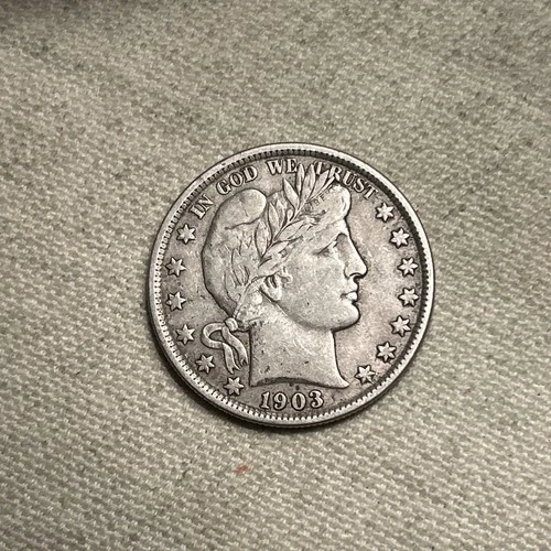 1903-P Barber Half Dollar — photo from the most recent tracked eBay sale