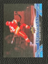 2023-24 UD Upper Deck Series 1 Canvas - C12 MacKenzie Weegar - Calgary Flames