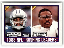 1988 NFL Rushing Leaders (Herschel Walker / Eric Dickerson) 1989 Topps #219
