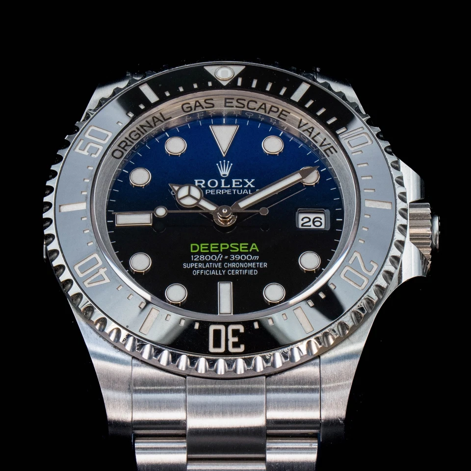 Rolex Sea-Dweller Deepsea 136660 2024 James Cameron azul 44 mm juego completo B&P Foto 3 de 4