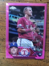2023 Topps Chrome Update #USC51 Josh Jung Pink Refractor ROOKIE DEBUT RC