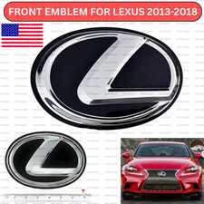 Gloss Black Lexus Front Grille Emblem Badge Is250 Is350 Gs350 Rx350 Es350 13-18