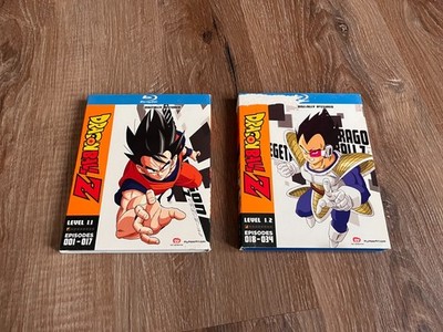 Dragon Ball Z Level 1.1 & 1.2 Blu Ray Set OOP Good Condition with Slip Covers