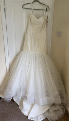 Justin Alexander 8851 Mermaid Wedding Dress - Sweetheart, Ivory Lace - 10 - Image 1 of 4