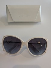 New, Michael Kors MK2099U Sunglasses. Morro Bay, White. Grey Gradient lenses.
