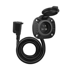 MICTUNING 15Amp 125V AC Port Plug with Heavy Duty Integrated 20" Extension Co...