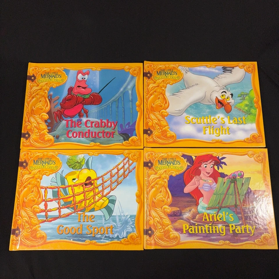 The Little Mermaid's Treasure Chest Complete Set of 24 Books (Hardcover, 1992) - Image 4 of 4