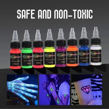15ml tattoo pigment fluorescent ink 1pc beauty paint tattooSupply semi permanent