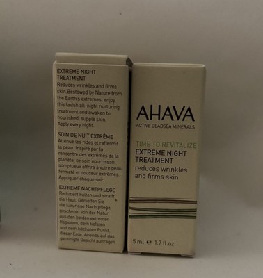 Neu OVP Ahava Extreme Night Treatment 5 Ml Travel Size