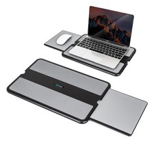 Laptop Lap Pad - Laptop Stand Pad w Retractable Mouse Pad Tray, Anti-Slip Hea...