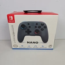 PowerA Nano Enhanced Wireless Controller (Nintendo Switch) Grey-Neon Brand New