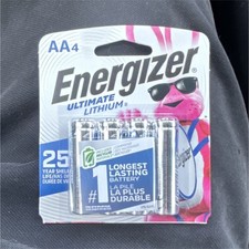 Energizer Ultimate Lithium AA Batteries 4-Pack 1.5V Extreme Temperatures