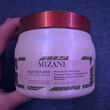 MIZANI True Textures Moroccan Clay Steam Hair Mask for Curly Hair 16.9 oz