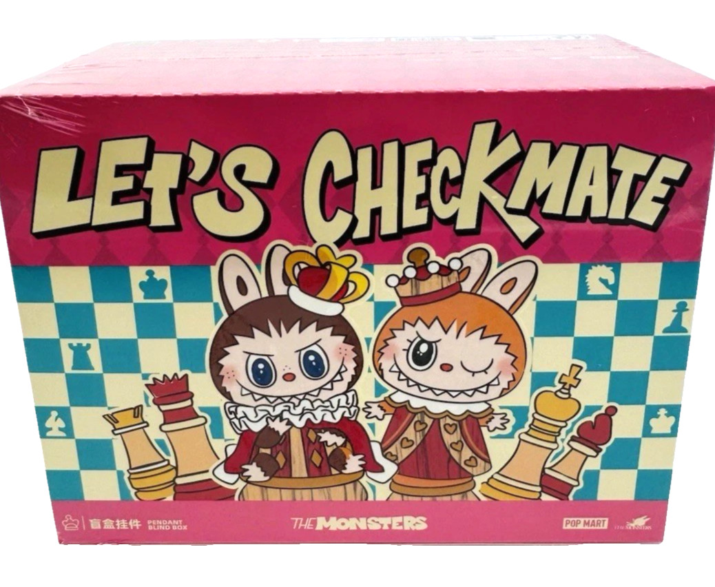 Pop Mart Labubu The Monsters Let's Checkmate Series Pendant Blind Box GREAT GIFT