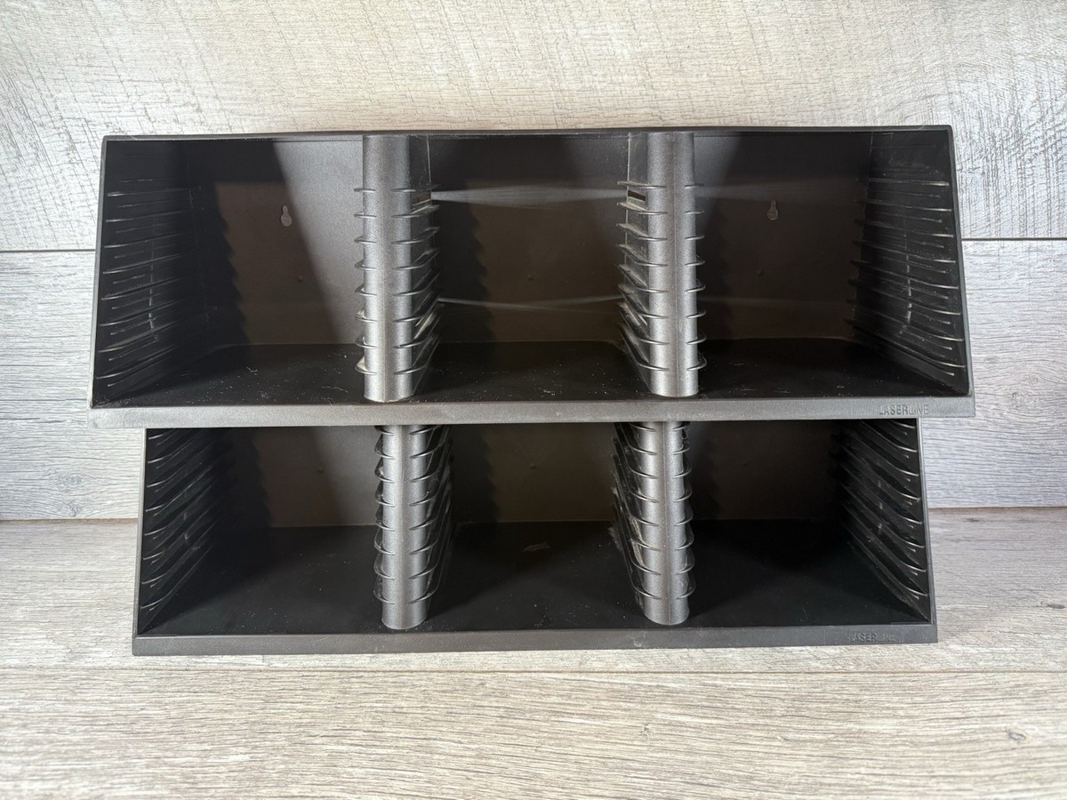 【中古】［CD］O.B. 2-Vintage Laserline CD 30 Compact Disc Storage Shelf Black Wall