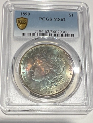 1890 Morgan Dollar PCGS MS 62