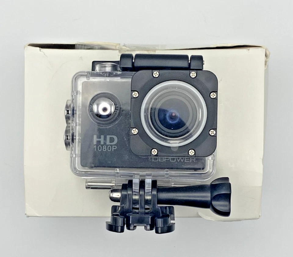 DBPower EX5000 Black 2" LCD Screen WIFI 14MP 1080P FHD Waterproof Action Camera - Image 2 of 4