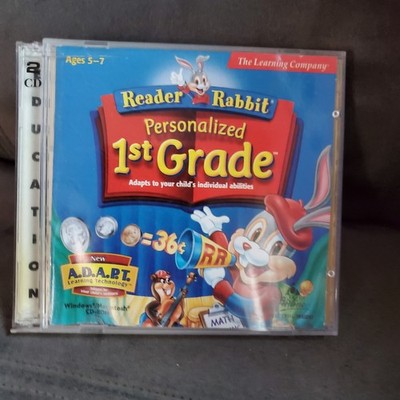 Reader Rabbit 1st Grade Age 5-7 PC Game Learning Interactive Windows/Mac