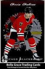 1996-97 Donruss Elite Chris Chelios #20 Chicago Blackhawks NHL Hockey 