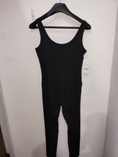 New Women's Isabel Maternity Long Unitard Black Size Small