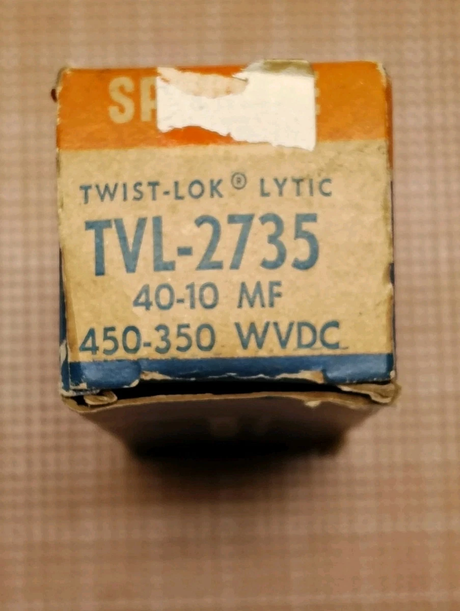 Condensateur électrolytique Sprague TVL-1471 – Twist Lok, Neuf Dans Boîte