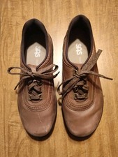 SAS walk easy shoes Walking Shoes Brown Chocolat Leather Size 10 W Women's Nice