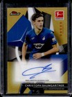 2020 Finest Bundesliga Christoph Baumgartner Auto Gold #9/25 Hoffenheim