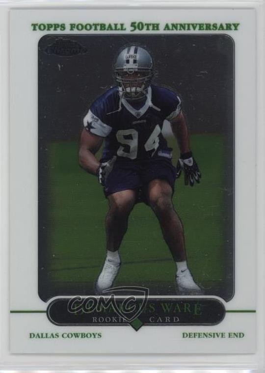 2005 Topps Chrome DeMarcus Ware #213 HOF et0