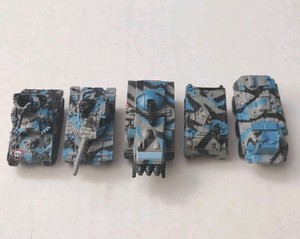 Lot Of 5 Micro Machines Military Vehicle Galoob Terror Troop Camo (Lot I)