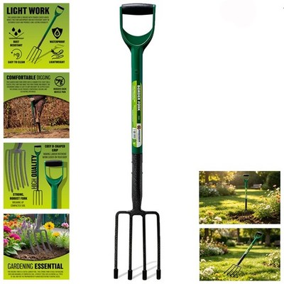 GARTEN UMRANDUNGSGABEL SCHWERLAST KOHLENSTOFFSTAHL GARTENARBEIT GRABEN RASENWERKZEUG MISTGABEL