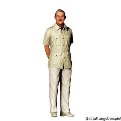 3D Druck Miniatur - Insel Gentleman - (3DP-419)