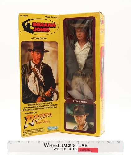 Indiana Jones Harrison Ford Indiana Jones ROTLA 1981 Kenner 12" NEW MIB