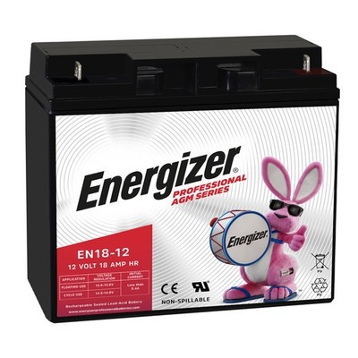 Energizer EN18-12 12V 18AH LongLasting Sealed Lead Acid AGM Rechargeable Battery
