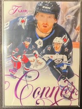 2025-26 Upper Deck Flair Hockey Purple /199 #148 Kyle Connor