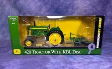 ERTL Precision Key John Deere 420 Tractor w/ KBL Disc