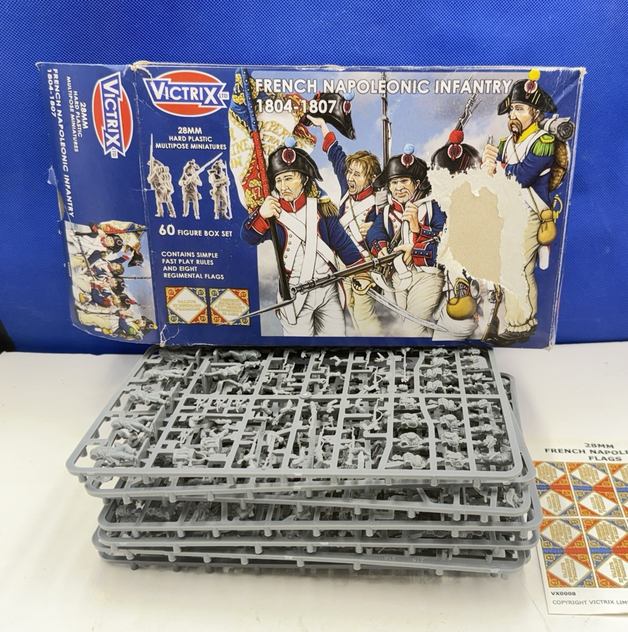 VICTRIX VX0008 FRENCH NAPOLEONIC INFANTRY 1804 - 1807 28mm  60 FIGURES