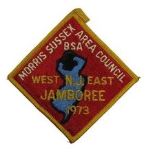 1973 Jamboree Morris - Sussex Area Council NJ JSP YEL Bdr (VT1354)