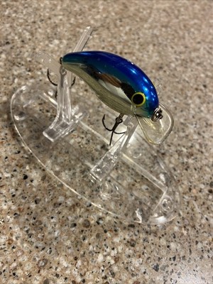 Pre Pradco Bandit 100 Series Vintage Crankbait Lure - Chrome Blue Back
